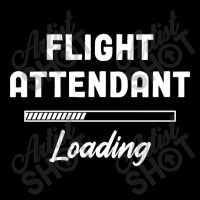 Flight Attendant - Loading Bar Design Adjustable Cap | Artistshot