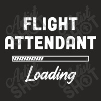 Flight Attendant - Loading Bar Design Ladies Fitted T-shirt | Artistshot