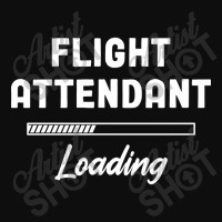 Flight Attendant - Loading Bar Design Crop Top | Artistshot