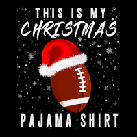 Football This Is My Christmas Pajama American Football Family S 354 Cropped Hoodie | Artistshot