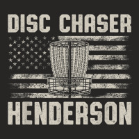 Disc Chaser Henderson Funny Disc Golf Humor Golfer Nevada Ladies Fitted T-shirt | Artistshot