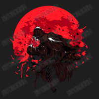 Angry Werewolf On Red Blood Moon Classic T-shirt | Artistshot