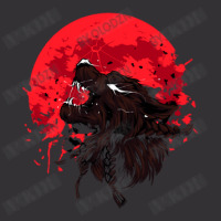 Angry Werewolf On Red Blood Moon Vintage Hoodie And Short Set | Artistshot