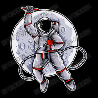 Astronaut And Moon V-neck Tee | Artistshot