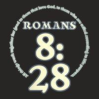 Womens Romans 828 Christian Faith Bible Camp Ladies Fitted T-shirt | Artistshot