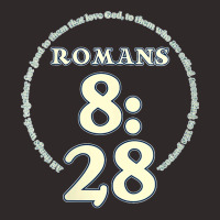 Womens Romans 828 Christian Faith Bible Camp Racerback Tank | Artistshot