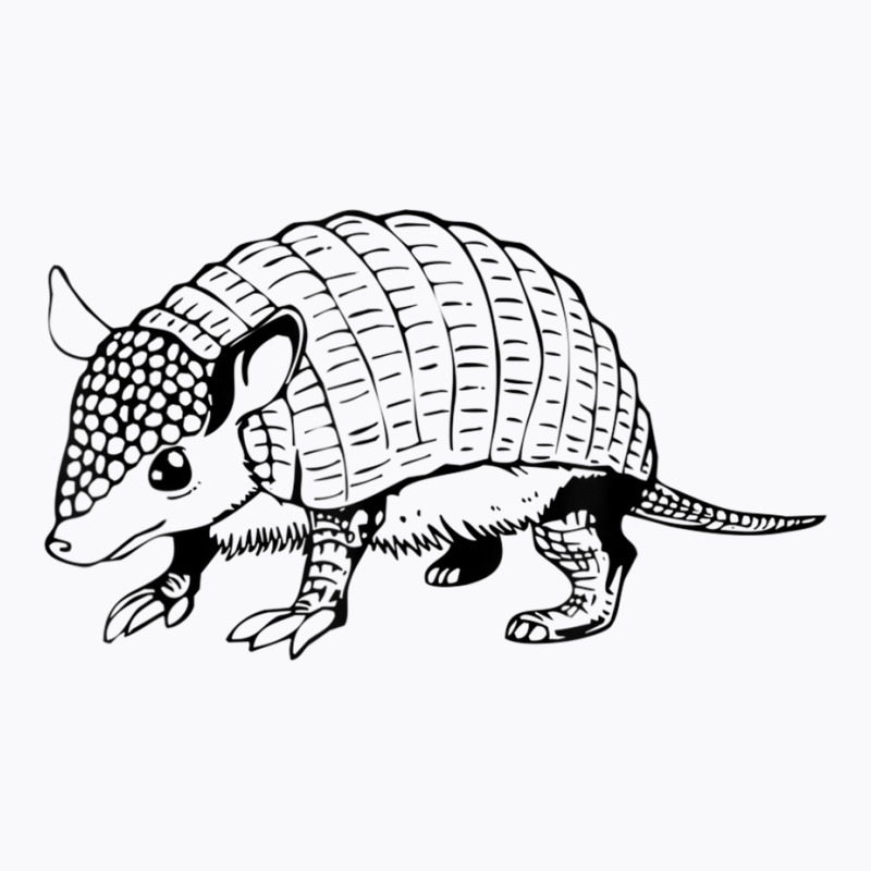 Armadillo Armour Shell Animal Cute Armadillo Funny T Shirt T-Shirt by cm-arts | Artistshot