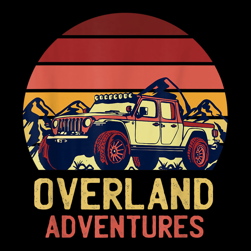 Overland Adventures Camping Offroad Mountain Sunset Graphic Maternity Scoop Neck T-shirt by MarilynCleo | Artistshot