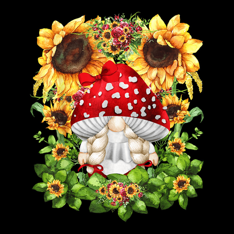 Toadstool Gnome For Women Sunflower Mom Cute Mushroom Lover Long Sleeve Shirts | Artistshot