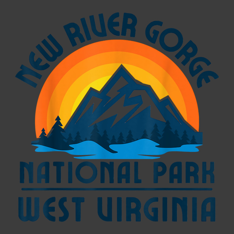 New River Gorge National Park West Virginia Mountain Hiking T-shirt Men's Polo Shirt | Artistshot