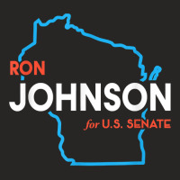 Ron Johnson 2022 Senate Election Wisconsin Republican Red T-shirt Ladies Fitted T-shirt | Artistshot