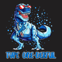 Type 1 Diabetes Awareness Ribbon T1d T Rex Dinosaur Boys T-shirt | Artistshot