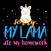 Sorry My Lama Ate My Homework Long Sleeve Baby Bodysuit | Artistshot