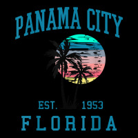 Panama City Florida Spring Vacations Beach Palm Trees Summer Men's 3/4 Sleeve Pajama Set | Artistshot