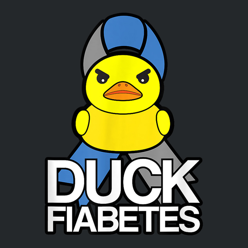 Type 1 Diabetes Duck Fiabetes T1d Awareness Crewneck Sweatshirt | Artistshot