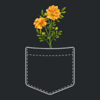 Marigold Flowers In Your Pocket T-shirt Crewneck Sweatshirt | Artistshot