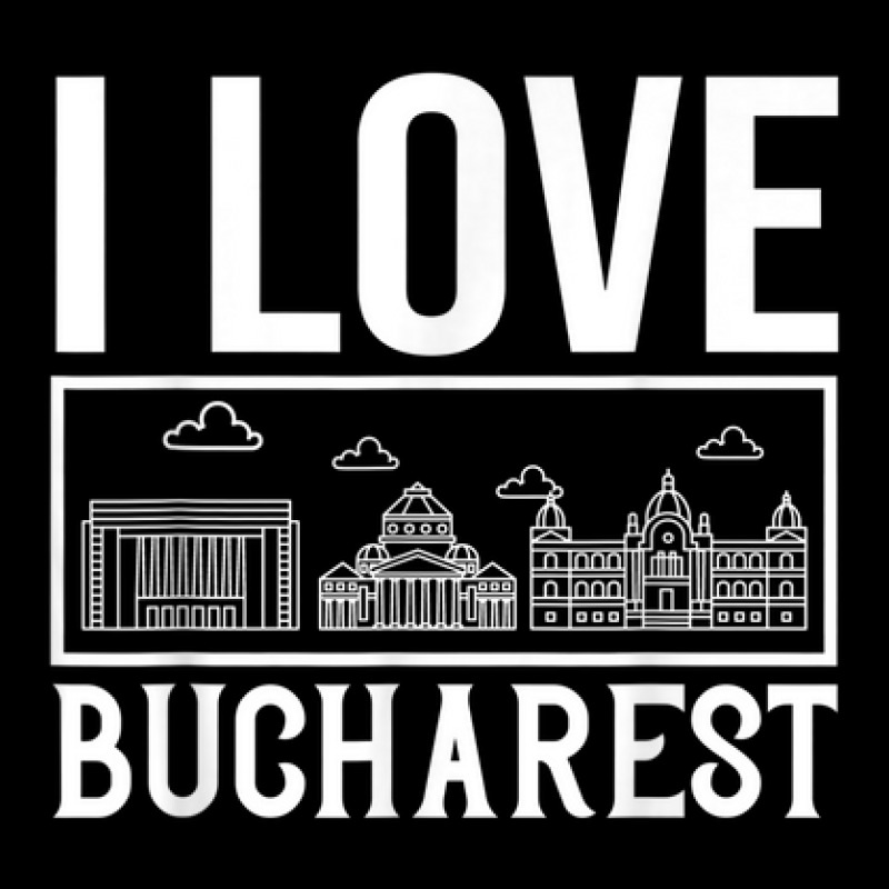 Bucharest Romania City Skyline Map Travel Adjustable Cap | Artistshot