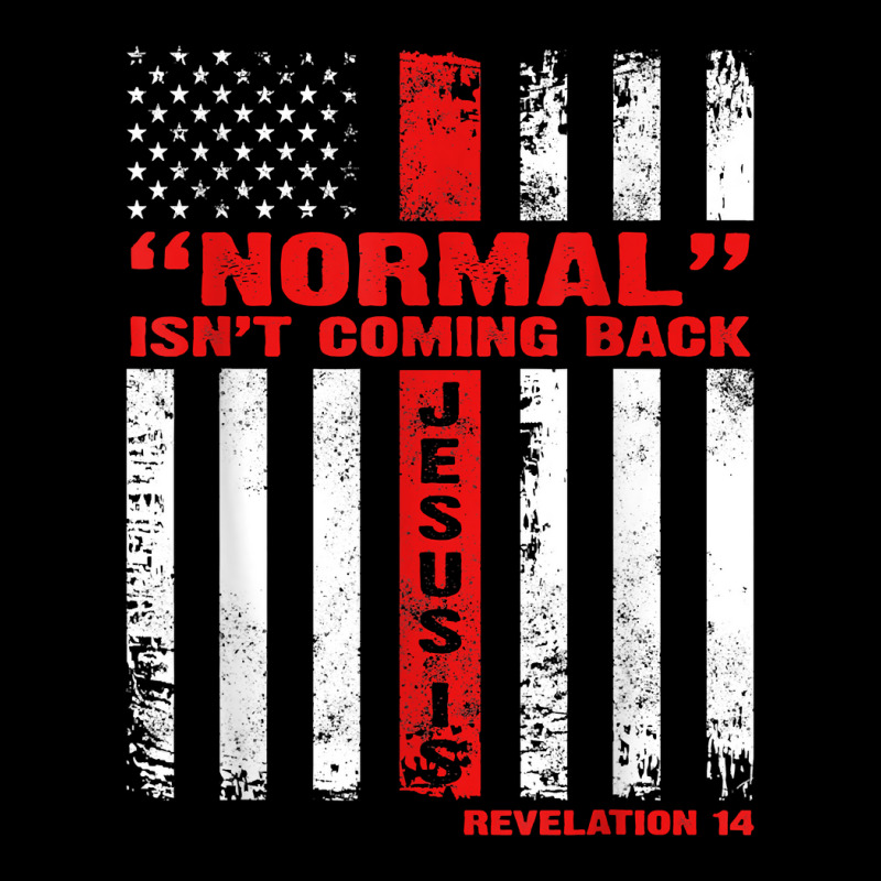 Normal Isn't Coming Back But Jesus Is Revelation 14 Costume T-shirt Adjustable Cap by cm-arts | Artistshot