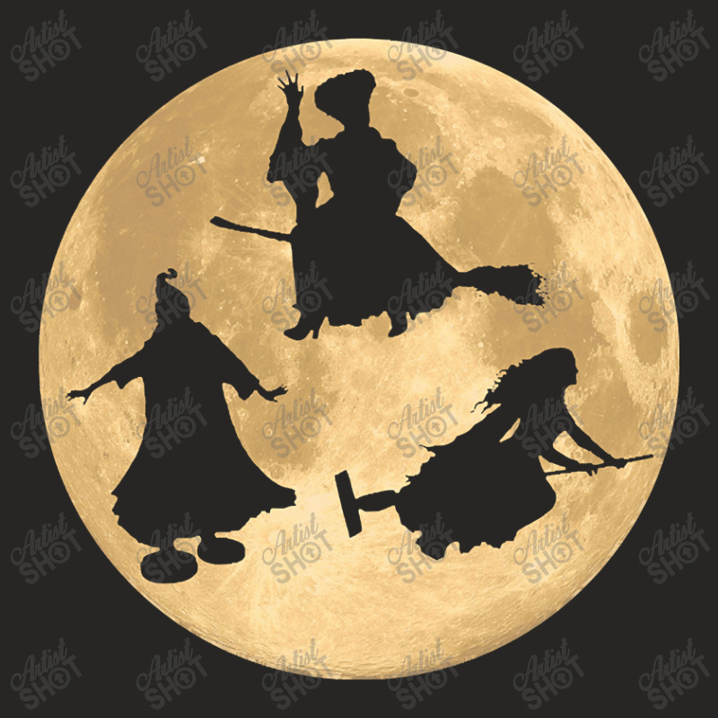 Hocus Pocus Moon Ladies Fitted T-Shirt by laurynvanhoose | Artistshot