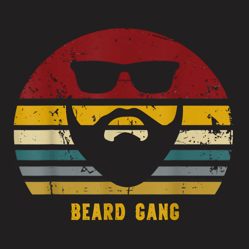 Vintage Beard Gang Funny Bearded Present T-shirt | Artistshot