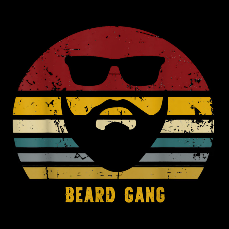 Vintage Beard Gang Funny Bearded Present Pocket T-shirt | Artistshot