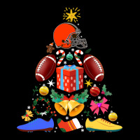 Football Football Tree Christmas Ornament Funny Xmas Boys Cleveland 14 Legging | Artistshot