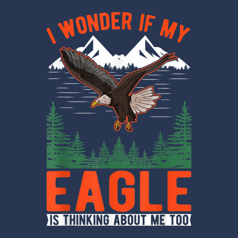 I Wonder If My Eagle Is Thinking About Me Too Eagle Men Denim Jacket | Artistshot