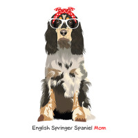 English Springer Spaniel Mom Retro Mothers Day V-neck Tee | Artistshot