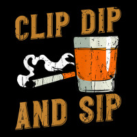 Clip Dip And Sip   Tobacco And Whiskey Toddler Sweatshirt | Artistshot