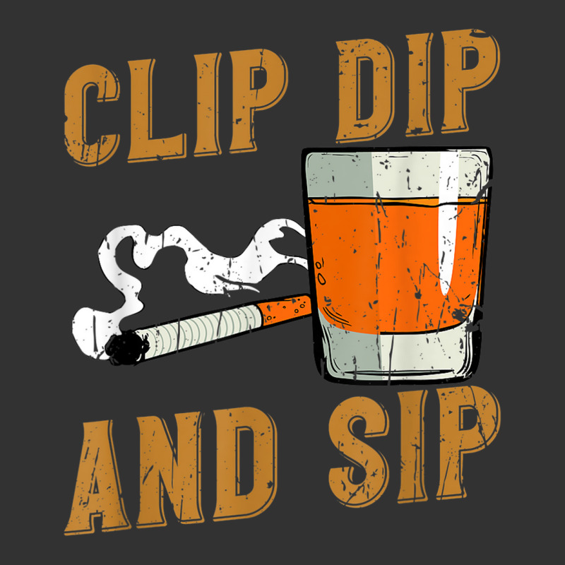 Clip Dip And Sip   Tobacco And Whiskey Baby Bodysuit | Artistshot