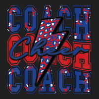 Cheer Coach Lightning Bolt Cheer Leopard Blue Red Ladies Polo Shirt | Artistshot