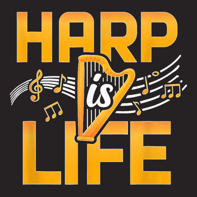 Harp Is Life Funny Harpist Classical Musician Harp Player T Shirt Vintage Cap | Artistshot