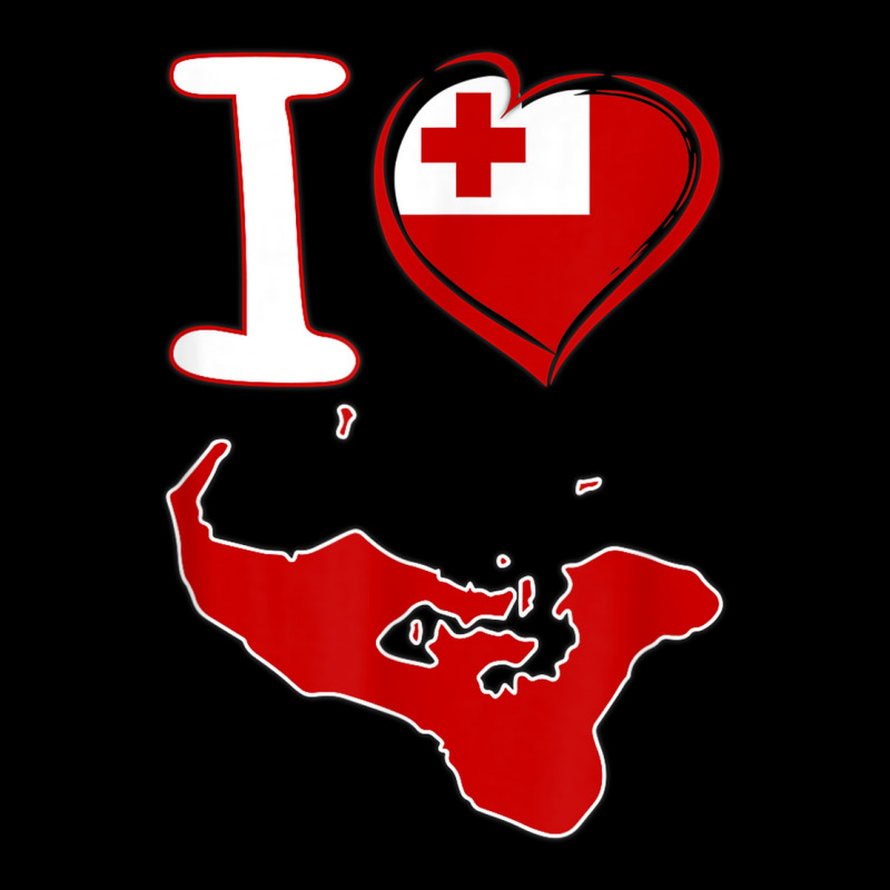 I Love Tonga. Tongan Flag In Shape Of A Heart. Country Map Youth Sweatshirt by Market | Artistshot