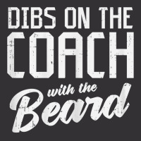 Womens Dibs Coach Beard Football Gridiron Sport Wife Women Gift Vintage Hoodie | Artistshot