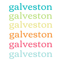 Galveston Texas (tx) Cute And Colorful Repeating Text Long Sleeve T Sh Maternity Scoop Neck T-shirt | Artistshot