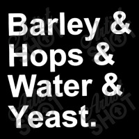 Barley, Hops, Water, Yeast Adjustable Cap | Artistshot