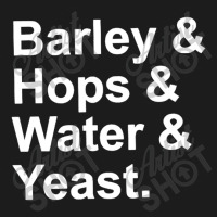 Barley, Hops, Water, Yeast Hoodie & Jogger Set | Artistshot