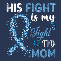 Womens His Fight Is My Fight T1d Mom Diabetes Awareness Men Denim Jacket | Artistshot