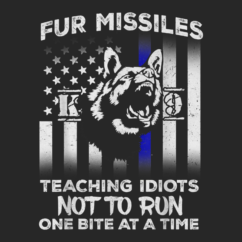 Fur Missiles Teaching Idiots Not To Run K9 Police Dog T Shirt Women's Pajamas Set by cm-arts | Artistshot