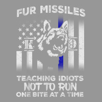 Fur Missiles Teaching Idiots Not To Run K9 Police Dog T Shirt Women's V-neck T-shirt | Artistshot