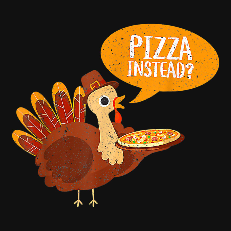 Funny Thanksgiving Turkey Day Pizza Instead Friendsgiving Baby Bibs by Newshirt | Artistshot