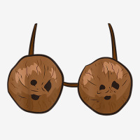 Funny Coconut Summer Coconuts Bra Funny Halloween Costume  Copy Adjustable Cap | Artistshot