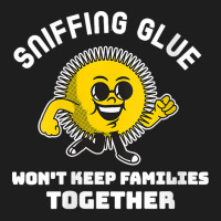 Womens Sniffing Glue Won't Keep Families Together Funny Engrish V Neck Classic T-shirt | Artistshot