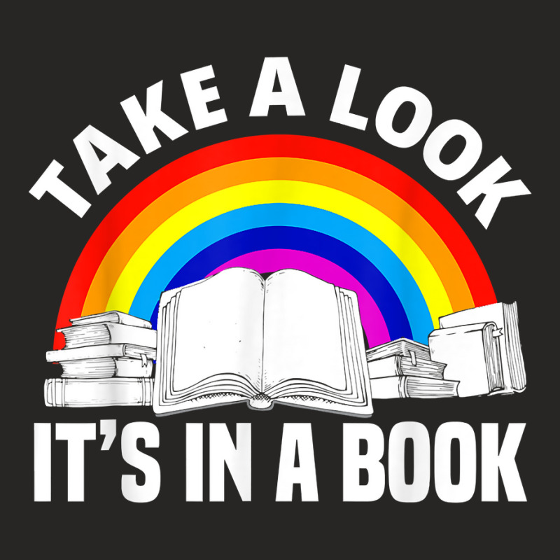 Cute Book Reader Rainbow Book Lover Love Reading Ladies Fitted T-Shirt by NorikoKanemura | Artistshot