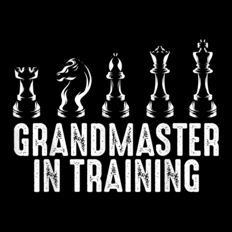 Grandmaster In Training Chess Player Chess Pieces Adjustable Cap by TopShirts | Artistshot