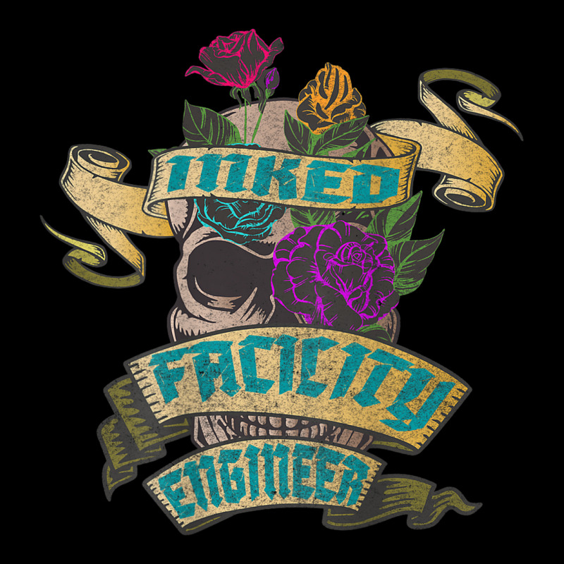 Facility Engineer Inked Skull Tattoo Backside Design Pocket T-Shirt by Bestdesigns | Artistshot