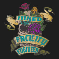 Facility Engineer Inked Skull Tattoo Backside Design Classic T-shirt | Artistshot