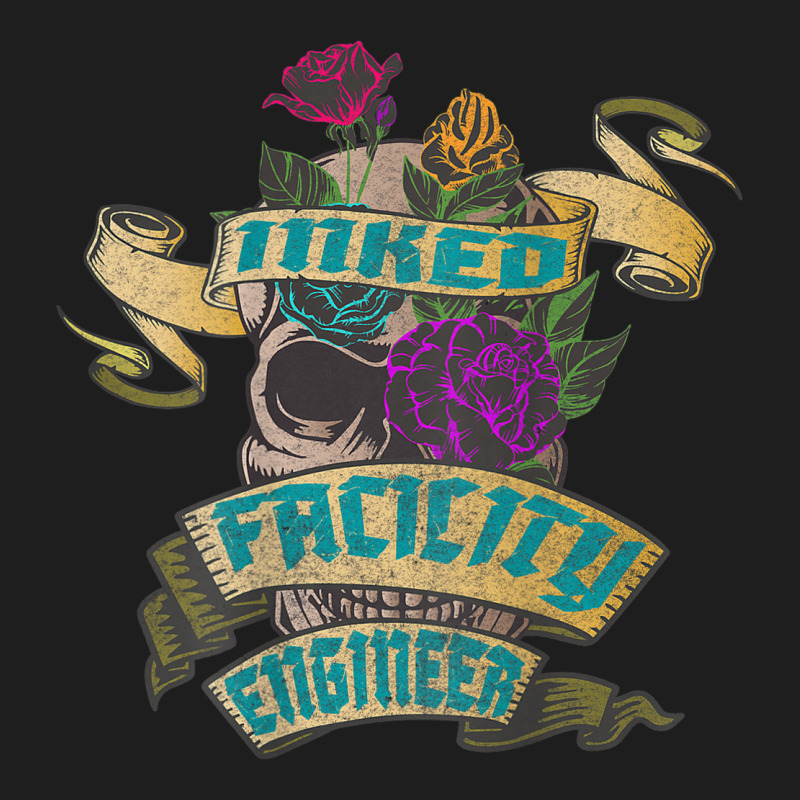 Facility Engineer Inked Skull Tattoo Backside Design Classic T-shirt by Bestdesigns | Artistshot