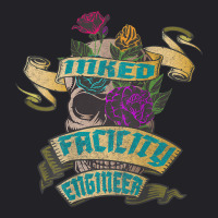 Facility Engineer Inked Skull Tattoo Backside Design Youth Tee | Artistshot