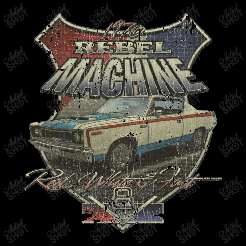 1970 Amc Rebel The Machine, Muscle Car Youth Zipper Hoodie by metengs | Artistshot